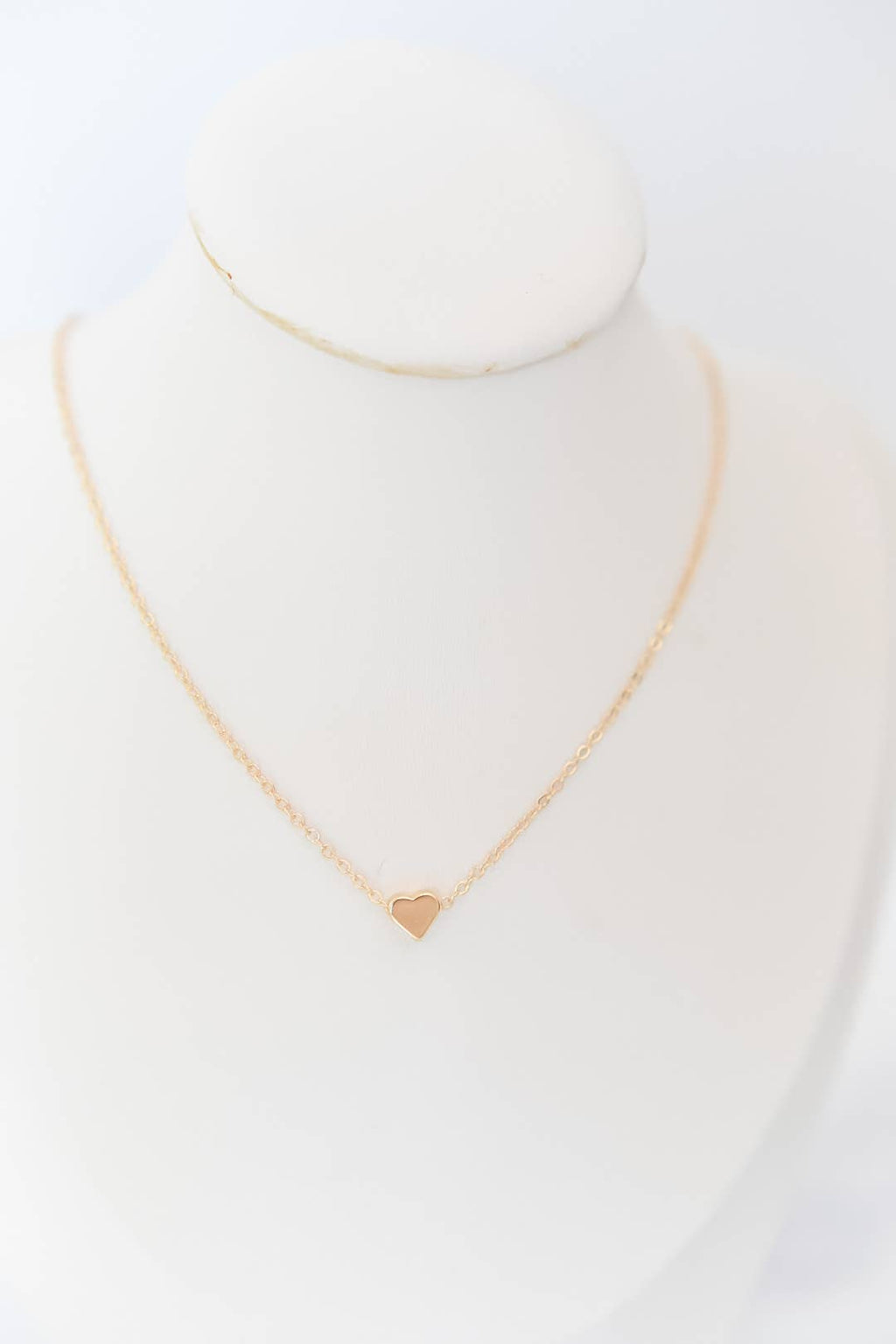 Scottie heart charm necklace choker 18k gold plated