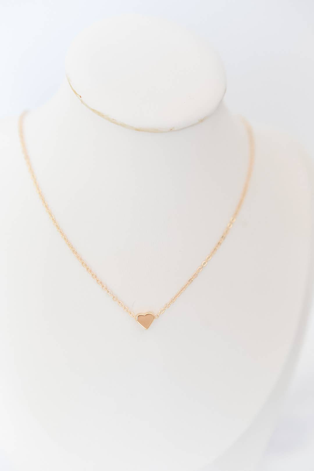 Scottie heart charm necklace choker 18k gold plated