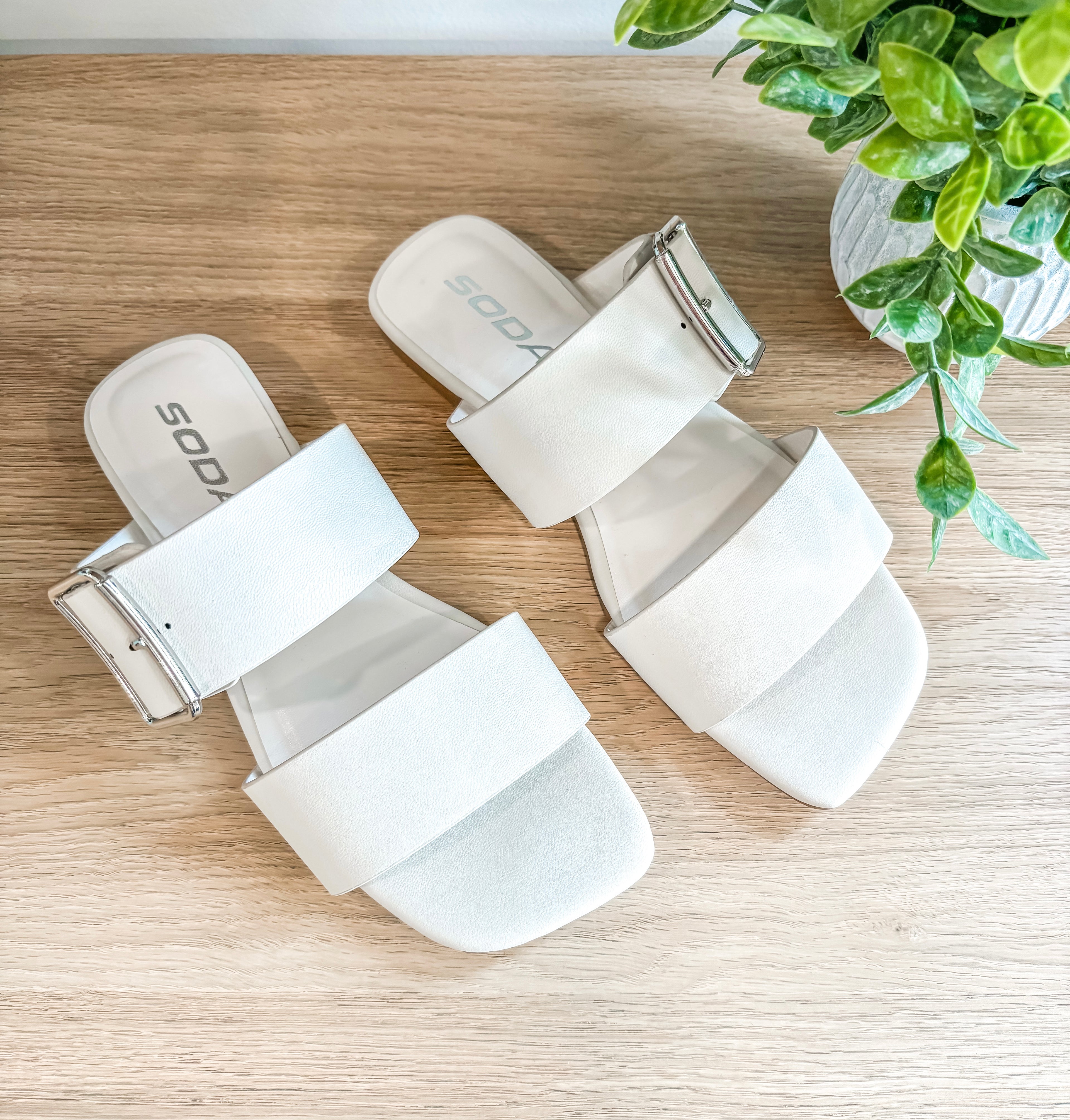 White Strap Sandal