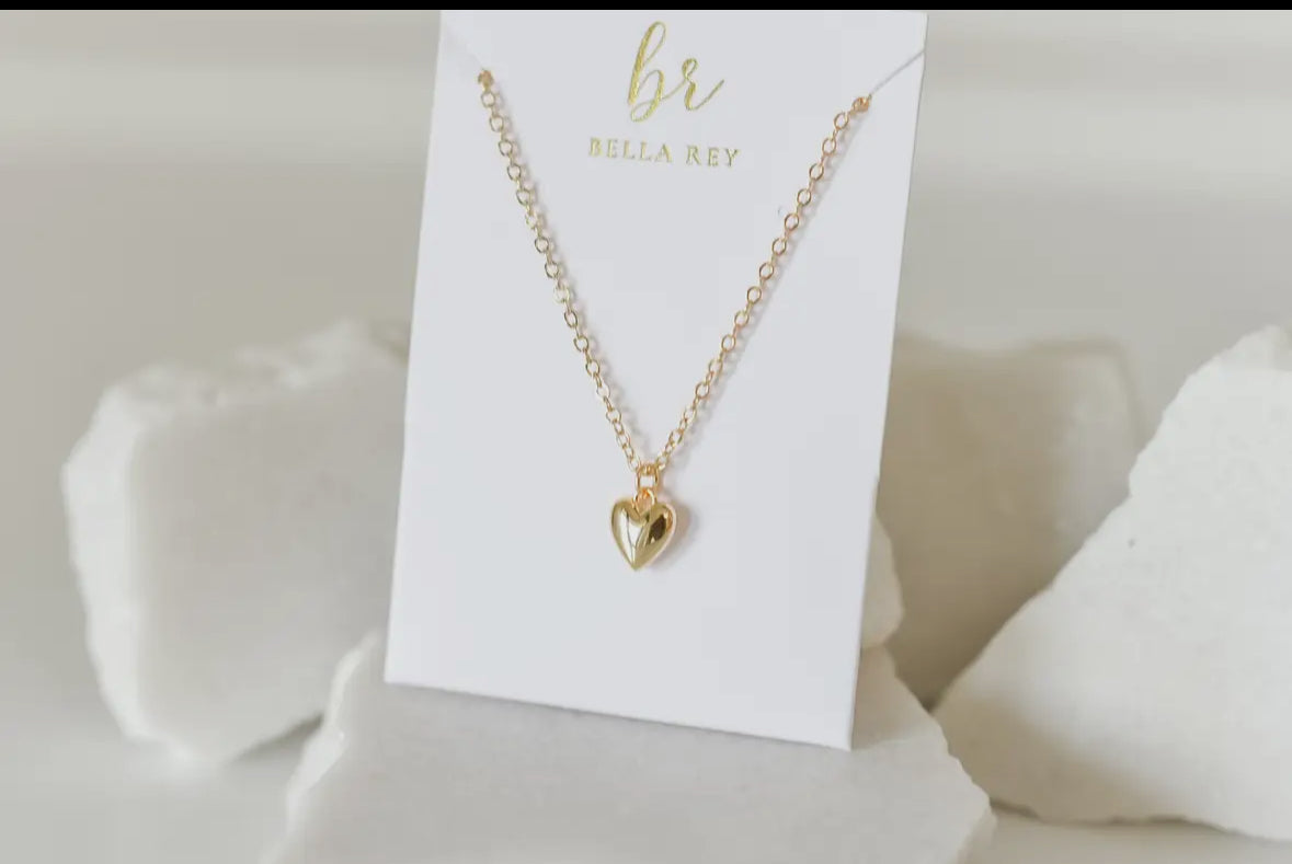 Blakely Bubble Heart Necklace