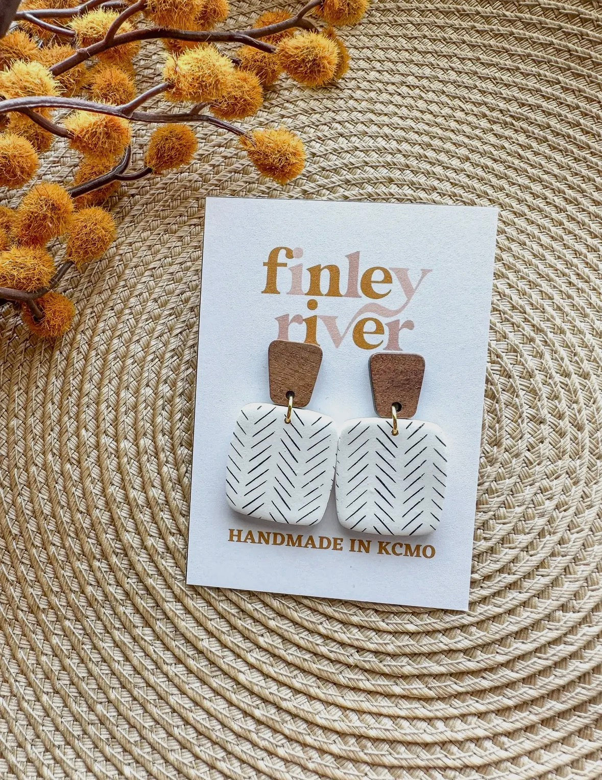 Rachel Chevron Earrings