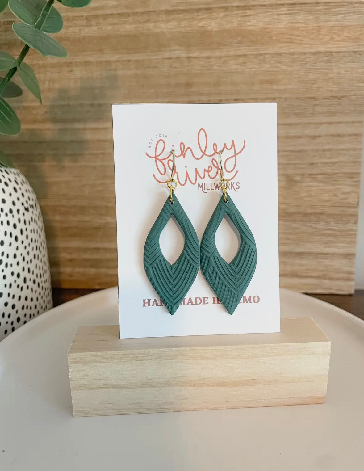 Meredith Lemon Leaf Earrings