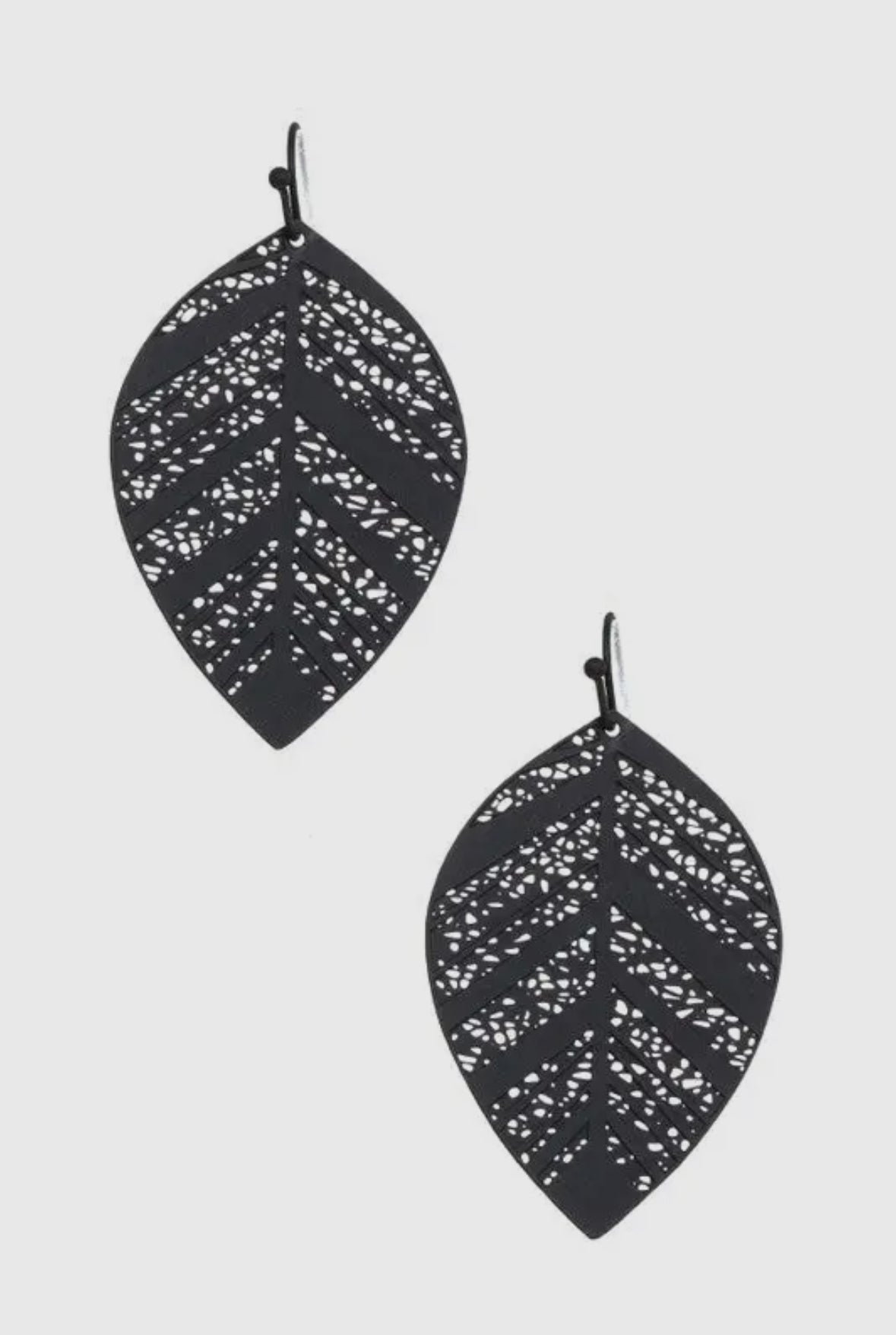 Leaf Filgree Dangle Earrings