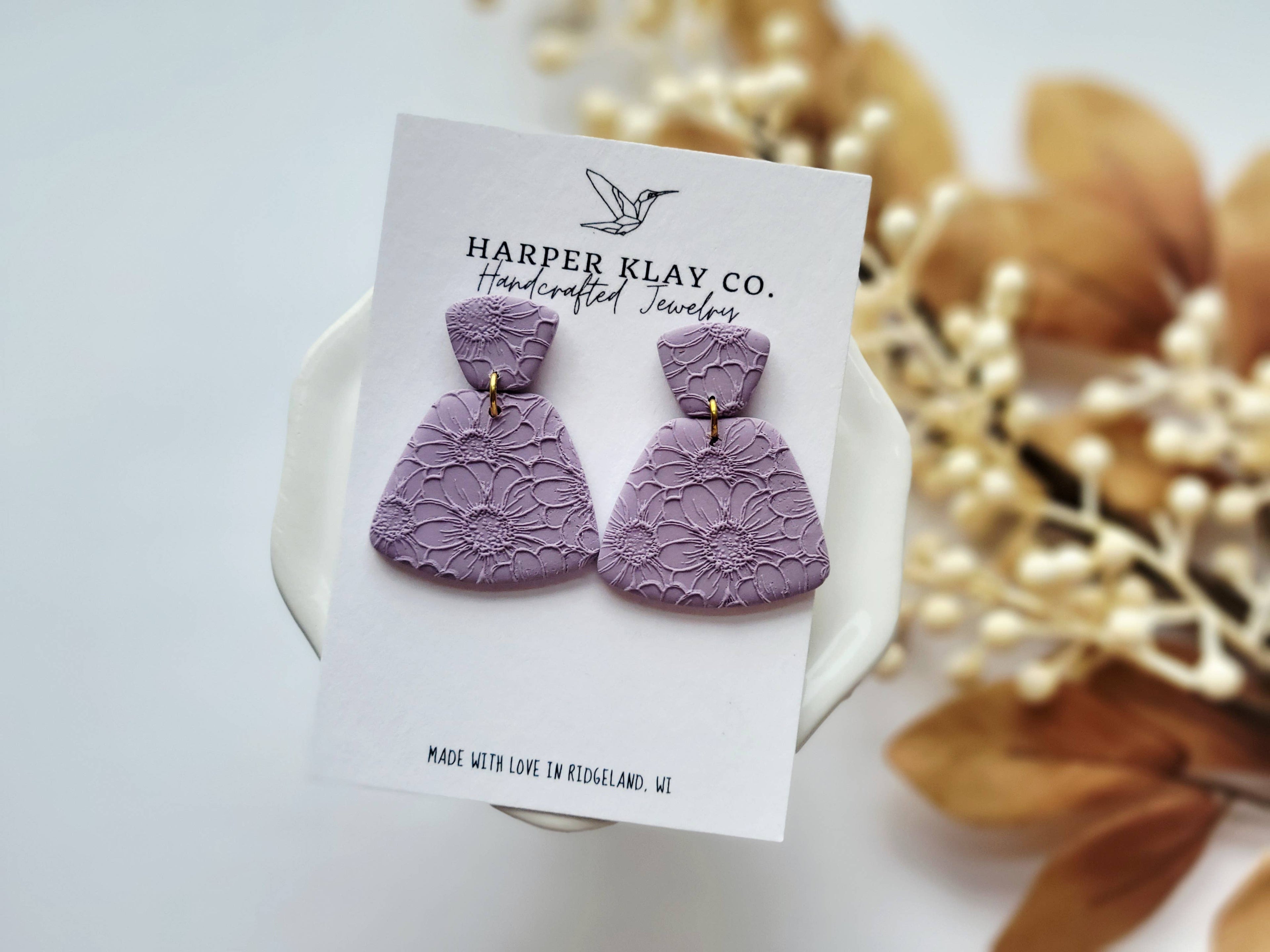 The Hadley Set- Polymer Clay Dangle Earrings